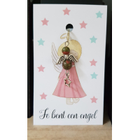 Geluksengeltje met kaartje
