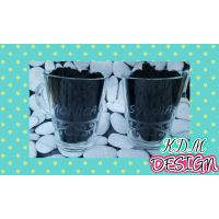 Theeglas 320ml met ets-opdruk