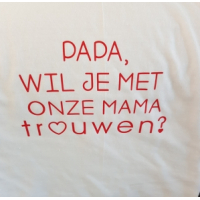 Kussen met eigen foto of tekst