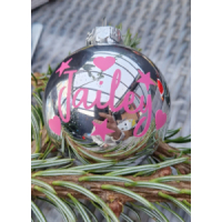 kerstbal met naam/tekst