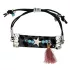 Armband van leer met luipaardprintje