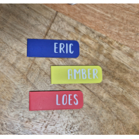 magnetische boekenlegger met naam