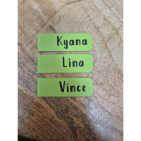 magnetische boekenlegger met naam