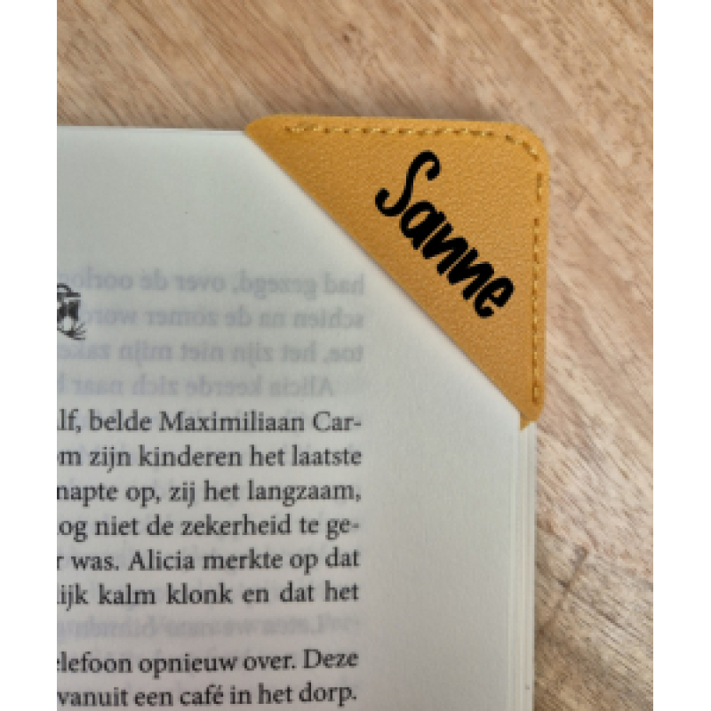 boekenlegger met naam