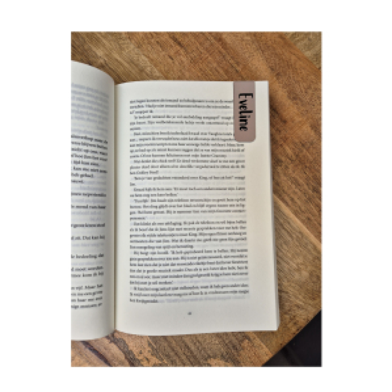magnetische boekenlegger met naam