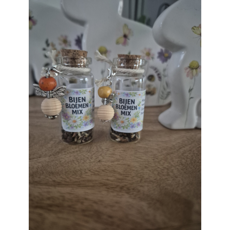 Bijenzaadjes met bijen hangertje