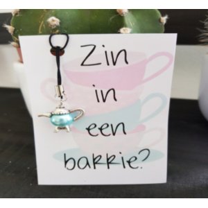 Geluksengeltje met kaartje - eigen ontwerp