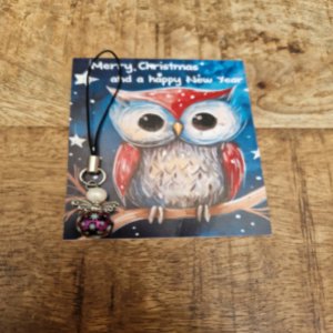 Kerstengel met kaartje