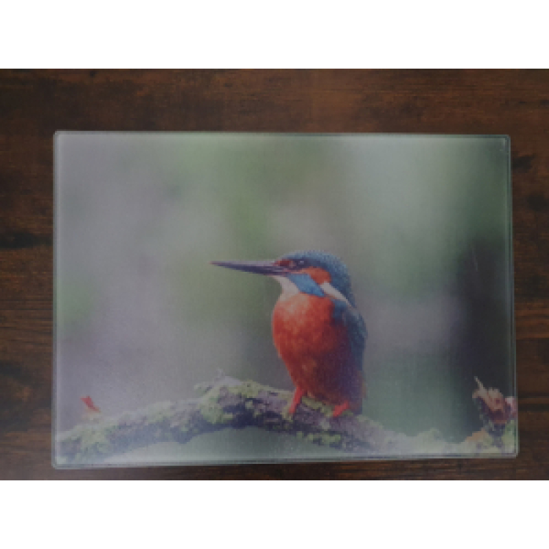 Glazen snijplank met foto