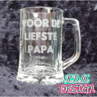Bierpul met gepersonaliseerde opdruk