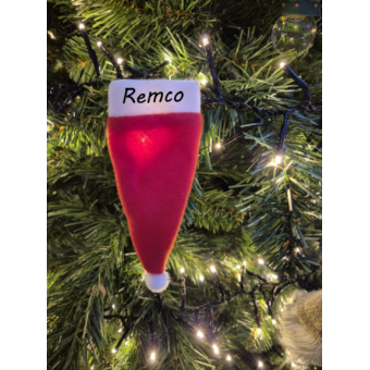 kerstmutsje voor bestek of fles