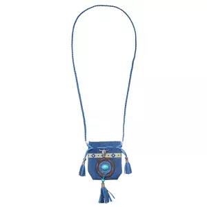 Ibiza festival ketting blauw