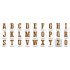 Mok met dierenprint letter