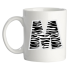 Mok met dierenprint letter
