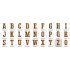 Mok met dierenprint letter