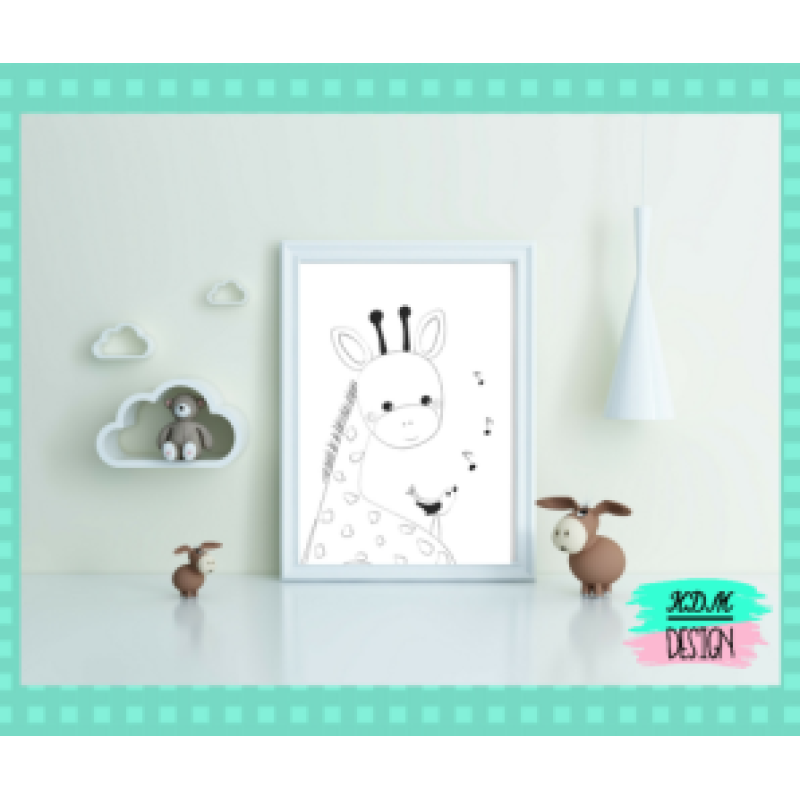 Digitale posterset kinderkamer