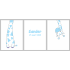Geboorteposter Giraffe 
