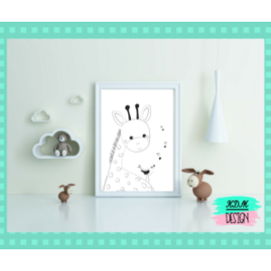 Digitale posterset kinderkamer