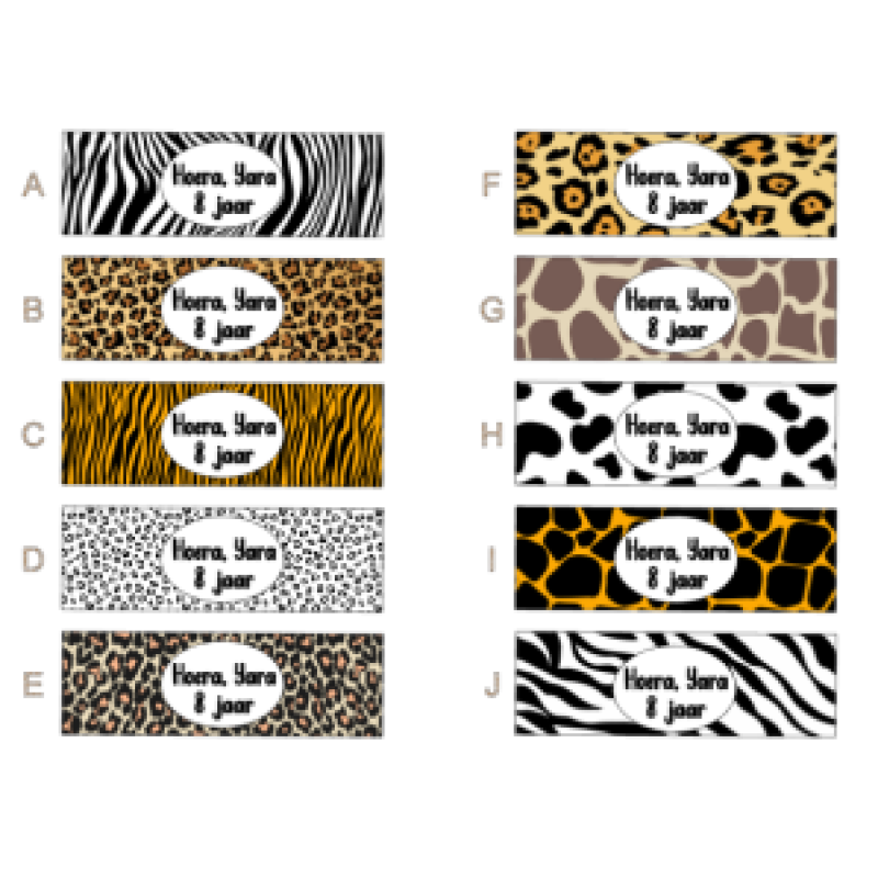 pringles wikkel dierenprint