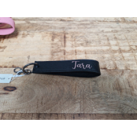 Sleutelhanger met naam of eigen tekst