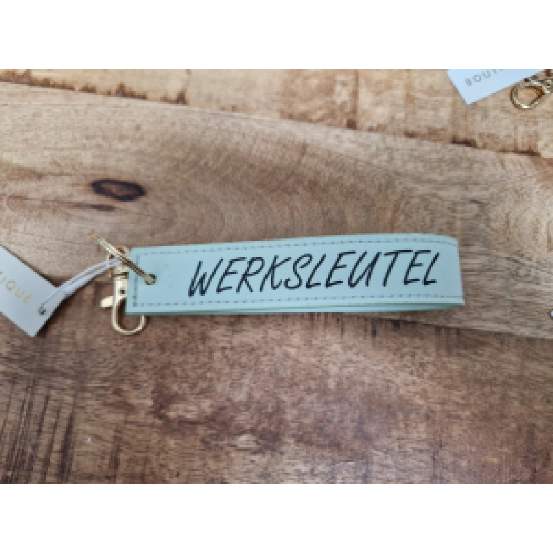 Sleutelhanger met naam of eigen tekst