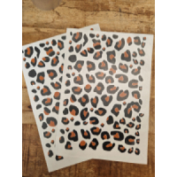 A4 stickervel panter/luipaard print