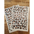 A4 stickervel panter/luipaard print