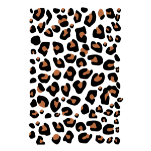 A4 stickervel panter/luipaard print