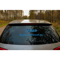 Logo sticker achterruit