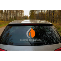 Logo sticker achterruit