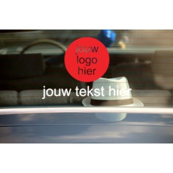 Logo sticker achterruit