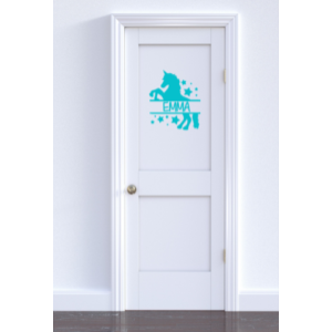 Deursticker unicorn