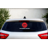 Logo sticker achterruit