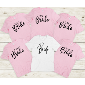 Strijkapplicatie bride/team bride