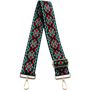 Tassenband blauw rood