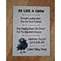 Aluminium plaat met grappige opdruk 15 x 20 cm