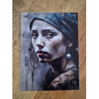 Aluminium plaat met grappige opdruk 15 x 20 cm