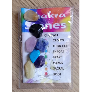 Setje chakra stenen Setje chakra stenen