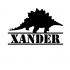 Naamsticker Dino
