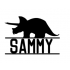 Naamsticker Dino